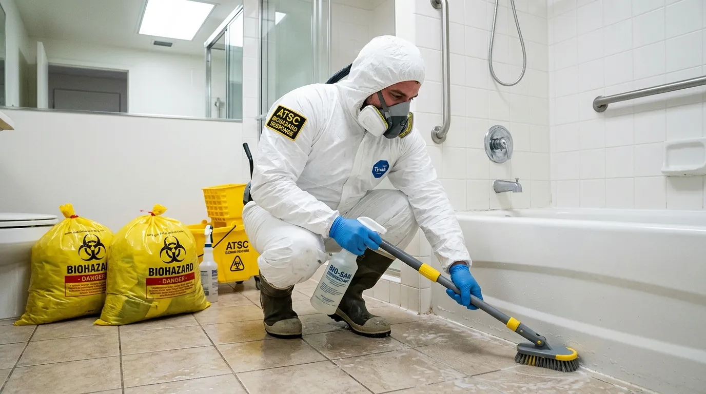 Decontamination equipment deployed for Blood Cleanup in North Amherst